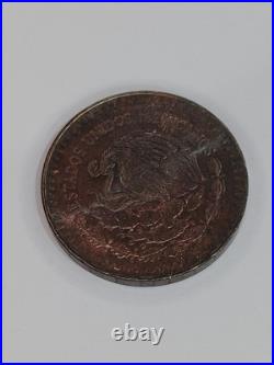 1985 1 OZ Mexican Libertad Coin. 999 Silver Onza TONING Coin 1985 1 OZ Mexican Libertad Coin. 999 Silver Onza TONING Coin