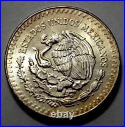 1985 1 Oz 999 SILVER MEXICO Libertad Pura Plata Golden Natural Toning Coin Rare