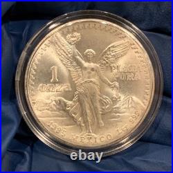 1985 Libertad 1 Onza Plata Pura 1 oz. 999 Fine Silver