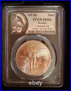 1985 MS66 Mexican Onza Libertad Coin PCGS