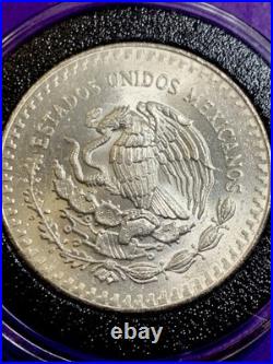 1985 Mexico 1 Oz Silver Libertad 1 Onza. 999 Silver Beautiful, Uncirculated Nice