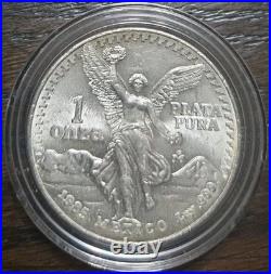 1985 Mexico 1 Oz Silver Libertad 1 Onza. 999 Uncirculated