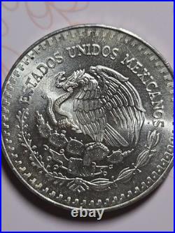 1985 Mexico 1 Oz Silver Libertad 1 Onza. 999 Uncirculated Brilliant