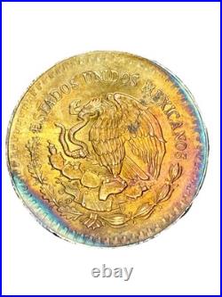 1985 Mexico 1 oz Silver Libertad BU Monster toned Rainbow 1985 Mexico 1 oz Silver Libertad BU Monster toned Rainbow