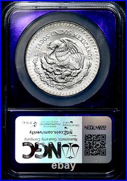 1985 Mexico 1 oz Silver Libertad NGC MS66 Rare Purple Slab! BS58