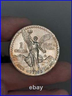 1985 Mexico Libertad 1oz. 999 Fine Silver