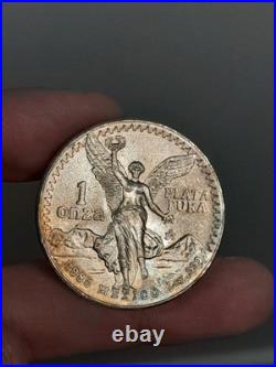 1985 Mexico Libertad 1oz. 999 Fine Silver