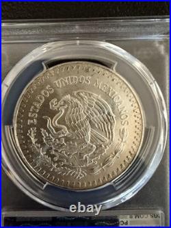 1985 Mo Mexico 1 Onza. 999 Fine Silver Libertad Coin PCGS Graded MS67