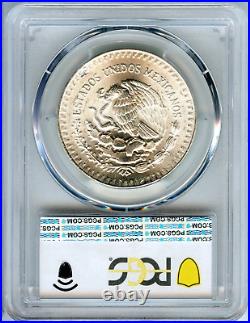 1985-Mo Mexico Libertad 1 Oz Silver PCGS MS 67 Lamination Mint Error Onza DM175