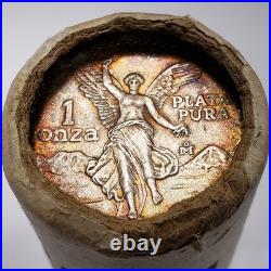 1985 Mo Mexico Libertad Onza 1 oz. 999 Silver Mint Sealed Roll 20 Coins Q2558