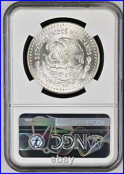 1985-Mo Mexico Onza Libertad Silver Coin, NGC MS66, Pure. 999 Silver