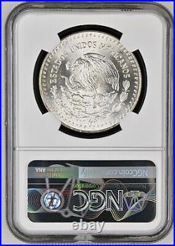 1985-Mo Mexico Onza NGC MS66 Libertad Silver 1 oz. 999 Pure Silver Coin