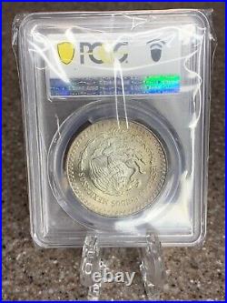 1985-Mo PCGS MS67 Mexican Libertad Silver Onza 1oz Mexico Toned