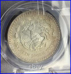 1985-Mo PCGS MS67 Mexican Libertad Silver Onza 1oz Mexico Toned