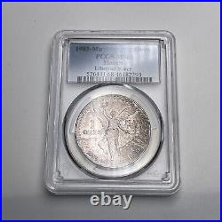 1985-Mo PCGS MS68.999 Silver 1 oz Libertad Onza Mexico Coin TONED