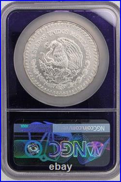1985Mo Mexico 1 Onza Silver Libertad NGC MS65.999 Plata Pura 1 oz Silver Coin