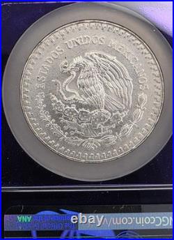 1985Mo Mexico 1 Onza Silver Libertad NGC MS65.999 Plata Pura 1 oz Silver Coin
