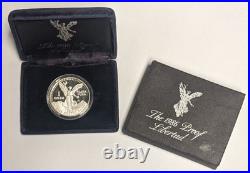 1986 1 oz. 999 Fine Silver Libertad Proof with Box 30K Mintage 1986 1 oz. 999 Fine Silver Libertad Proof with Box 30K Mintage