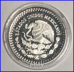 1986 1 oz. 999 Fine Silver Libertad Proof with Box 30K Mintage 1986 1 oz. 999 Fine Silver Libertad Proof with Box 30K Mintage