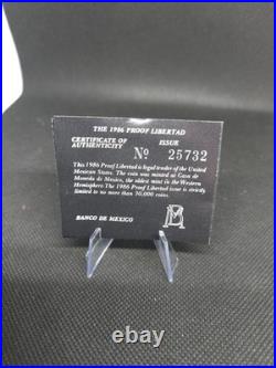 1986 Mexican Libertad Proof RARE-Mint State Like Winged Victory 1986 Mexican Libertad Proof RARE-Mint State Like Winged Victory