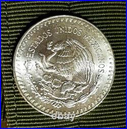 1986 Mexico Libertad Graded NGC MS65 & (1) 1986 BU Silver Plata 2 Coin Lot