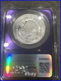 1986 Mo Mexico 1 Onza Silver Libertad NGC MS65 Purple Core 1986 Mo Mexico 1 Onza Silver Libertad NGC MS65 Purple Core