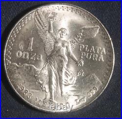 1988 Libertad 1 Oz. 999 Silver Coin Lot 080906