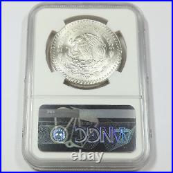 1988 Mo NGC MS 67 MEXICO 1 oz Silver Libertad Onza Coin #45401B