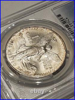 1988 Onza PCGS MS65 Mexico 1 oz Silver Libertad Reverse Toner