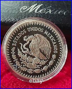 1989 Mexico Onza Libertad 1 oz. 999 Silver Proof Complete with COA