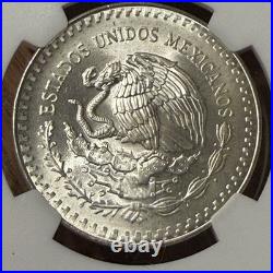 1989-Mo MEXICO LIBERTAD 1 ONZA. 999 SILVER NGC MS66