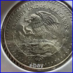 1989 Mo MEXICO Silver 1 oz BU UNC Libertad Onza Coin