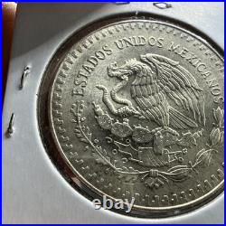 1989 Mo MEXICO Silver 1 oz BU UNC Libertad Onza Coin