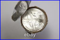 1989 Mo MEXICO Silver 1 oz Libertad Onza Mexico 20 Coin Bank Roll #38947G