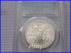 1990-MO PCGS MS68 1 ONZA MEXICO SILVER LIBERTAD Only 15 Coins Graded Higher