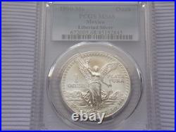 1990-MO PCGS MS68 1 ONZA MEXICO SILVER LIBERTAD Only 15 Coins Graded Higher