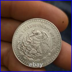 1990 Mexico 1 Onza Silver Libertad Plata Pura 0.999 Estados Unidos KM#104