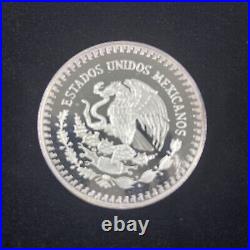 1990 Mexico Libertad Onza 1 oz. 999 Fine Silver PROOF Coin