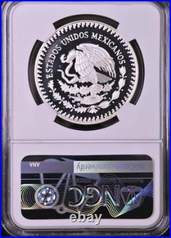 1990-Mexico-Proof Silver Libertad 1oz Silver Coin-NGC PF 69 Ultra Cameo