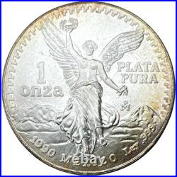 1990 Mexico Silver Libertad 1 Onza 1 oz. 999 Silver NA401