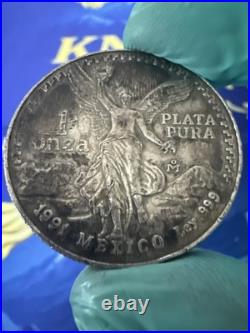 1991 1 oz Silver? Libertad Beautifully Toner
