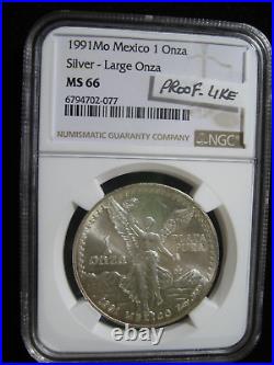 1991 Libertad Ngc Ms-66 Proof Like