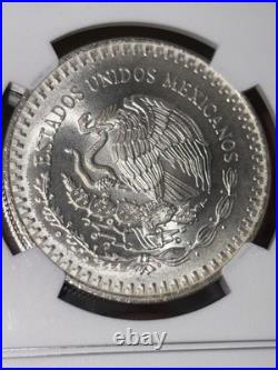 1991-Mo Mexico Silver Libertad Onza NGC MS65 Silver Coin Type 2