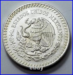 1992 1 Oz 999 SILVER MEXICO Libertad Pura Plata Rare Coin Round Nat. Toning
