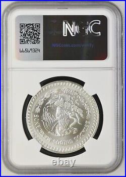 1992 Libertad 1 Onza Ngc Ms69 Mexico 1 Oz Silver Missing Feather Detail Scarce