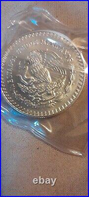 1992 Mexico 1 oz. 999 Silver Libertad CHOICE BU Key Date Flawless Shine