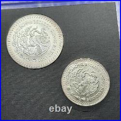 1992 Mexico Libertad Plata Pura. 999 Fine Silver 5-Coin Fractional Set OGP