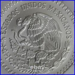 1992 Mo MS 68 Mexico Libertad 1 Onza Silver Missing Feather Detail NGC OCE 924