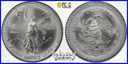 1992 Mo PCGS MS68 MEXICO 1 oz Silver Libertad Un Onza Coin #39742A