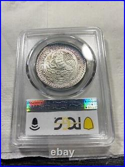 1993-MO Onza Silver Libertad PCGS MS63 Gorgeous Purple Toning Item 8403